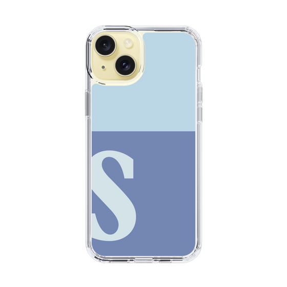 Slim Protection Case［ Original - initial two tone - S blue ］