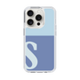Slim Protection Case［ Original - initial two tone - S blue ］
