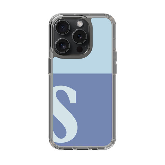 Slim Protection Case［ Original - initial two tone - S blue ］
