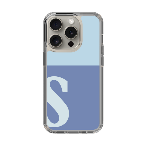 Slim Protection Case［ Original - initial two tone - S blue ］