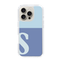 Slim Protection Case［ オリジナル - initial two tone - S blue ］