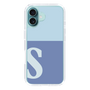 Slim Protection Case［ オリジナル - initial two tone - S blue ］