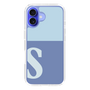 Slim Protection Case［ オリジナル - initial two tone - S blue ］