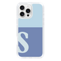 Slim Protection Case［ オリジナル - initial two tone - S blue ］
