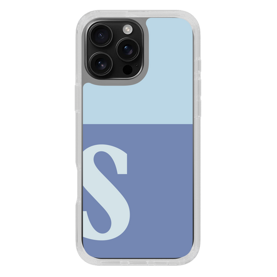 Slim Protection Case［ オリジナル - initial two tone - S blue ］