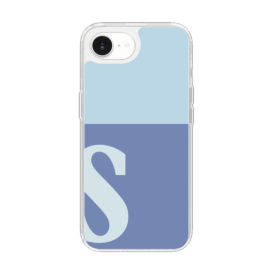 Slim Protection Case［ Original - initial two tone - S blue ］