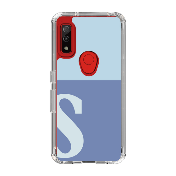 Slim Protection Case［ Original - initial two tone - S blue ］
