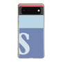 Slim Protection Case［ Original - initial two tone - S blue ］