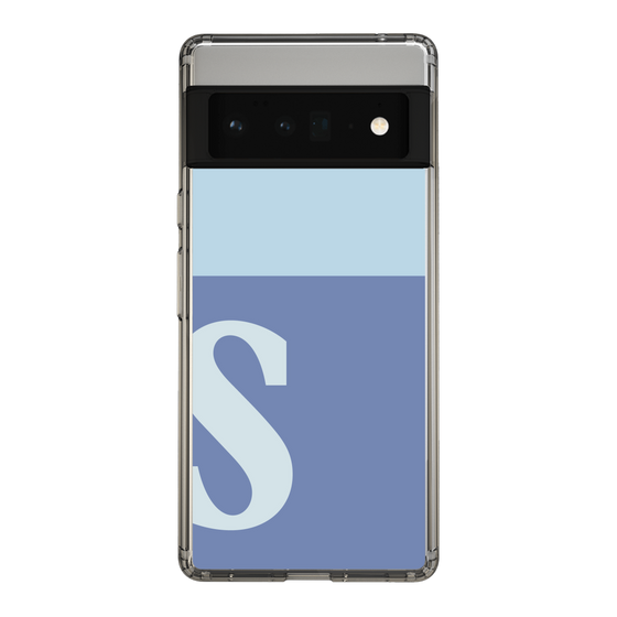 Slim Protection Case［ Original - initial two tone - S blue ］