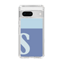 Slim Protection Case［ Original - initial two tone - S blue ］