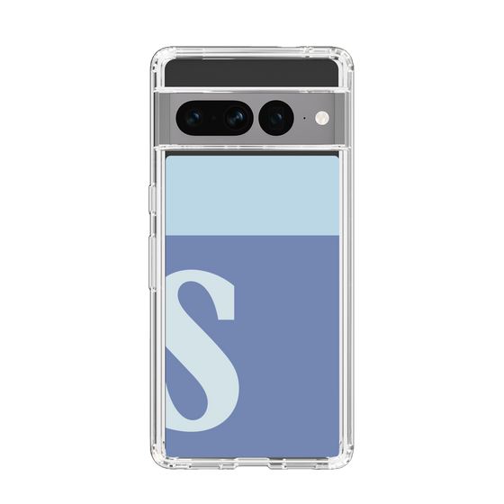 Slim Protection Case［ Original - initial two tone - S blue ］