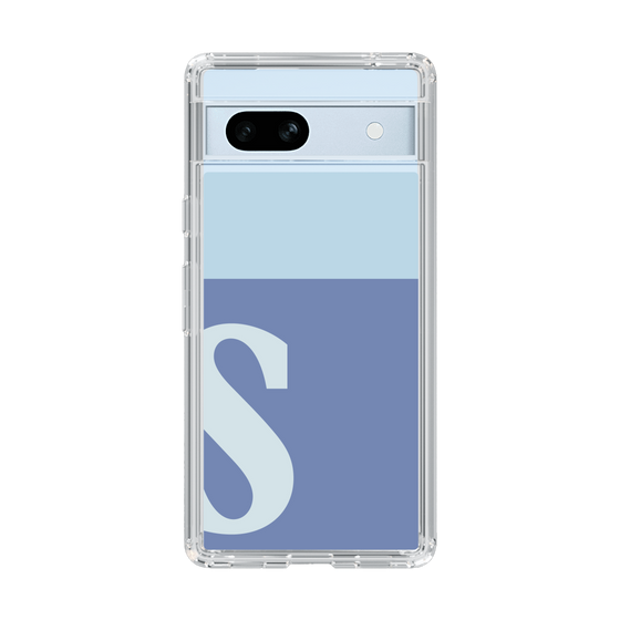 Slim Protection Case［ Original - initial two tone - S blue ］