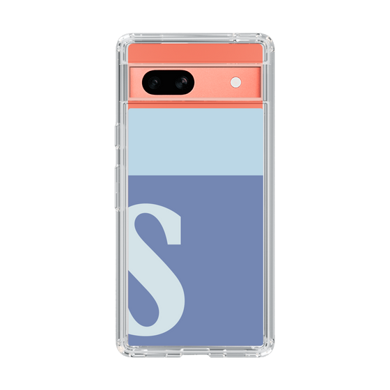 Slim Protection Case［ Original - initial two tone - S blue ］