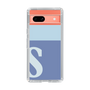 Slim Protection Case［ Original - initial two tone - S blue ］
