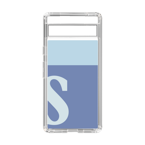 Slim Protection Case［ Original - initial two tone - S blue ］