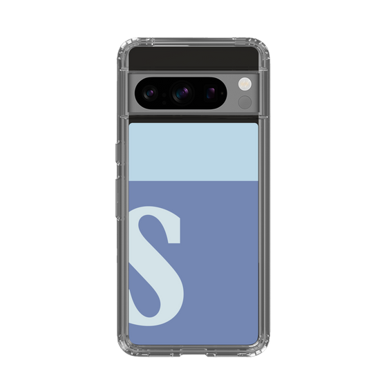 Slim Protection Case［ Original - initial two tone - S blue ］