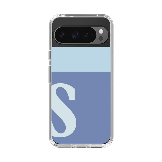 Slim Protection Case［ Original - initial two tone - S blue ］