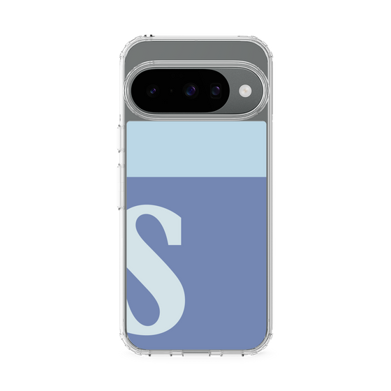 Slim Protection Case［ Original - initial two tone - S blue ］