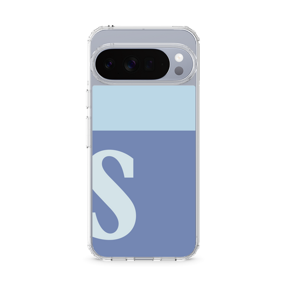 Slim Protection Case［ Original - initial two tone - S blue ］