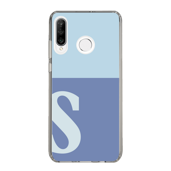 Slim Protection Case［ Original - initial two tone - S blue ］