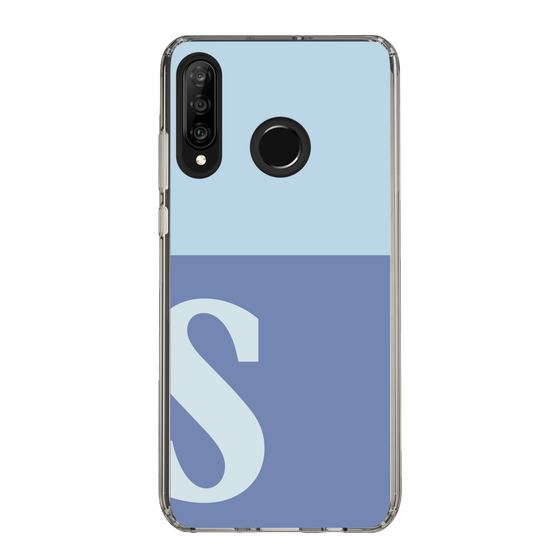 Slim Protection Case［ Original - initial two tone - S blue ］