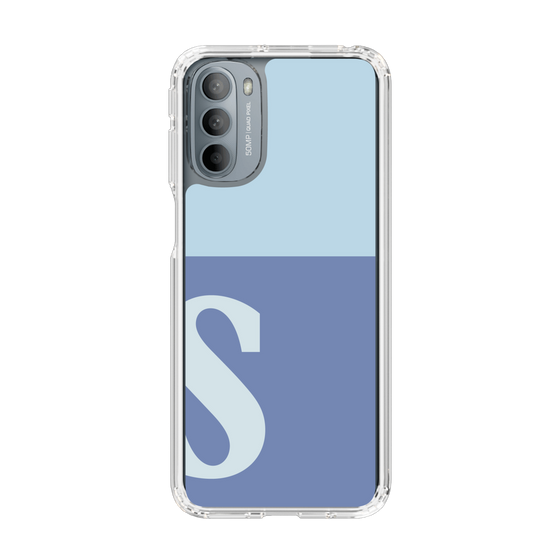 Slim Protection Case［ Original - initial two tone - S blue ］