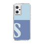 Slim Protection Case［ Original - initial two tone - S blue ］