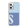 Slim Protection Case［ オリジナル - initial two tone - S blue ］