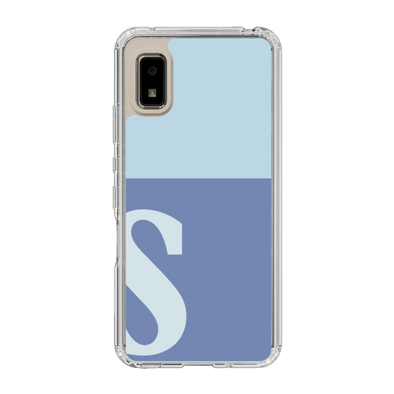 Slim Protection Case［ Original - initial two tone - S blue ］