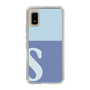 Slim Protection Case［ Original - initial two tone - S blue ］