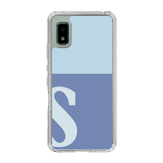 Slim Protection Case［ Original - initial two tone - S blue ］