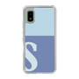 Slim Protection Case［ Original - initial two tone - S blue ］