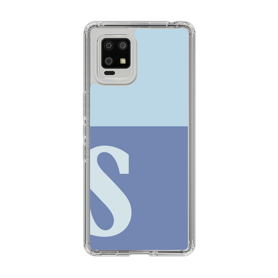 Slim Protection Case［ Original - initial two tone - S blue ］
