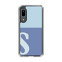 Slim Protection Case［ Original - initial two tone - S blue ］