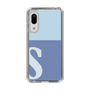 Slim Protection Case［ Original - initial two tone - S blue ］