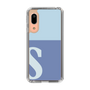 Slim Protection Case［ Original - initial two tone - S blue ］