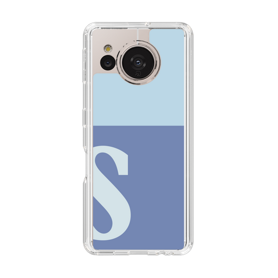 Slim Protection Case［ Original - initial two tone - S blue ］