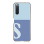 Slim Protection Case［ Original - initial two tone - S blue ］