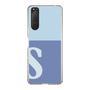 Slim Protection Case［ Original - initial two tone - S blue ］