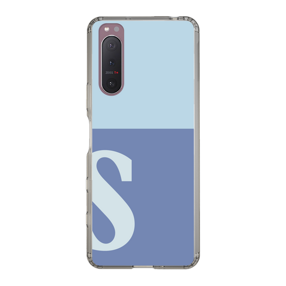 Slim Protection Case［ Original - initial two tone - S blue ］
