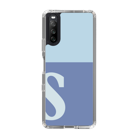 Slim Protection Case［ Original - initial two tone - S blue ］
