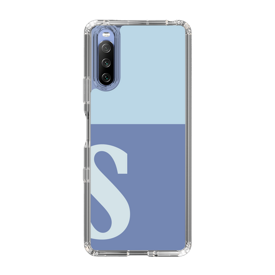 Slim Protection Case［ Original - initial two tone - S blue ］