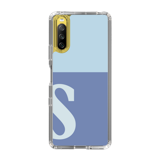 Slim Protection Case［ Original - initial two tone - S blue ］