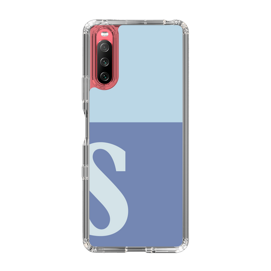 Slim Protection Case［ Original - initial two tone - S blue ］