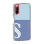 Slim Protection Case［ Original - initial two tone - S blue ］