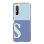 Slim Protection Case［ Original - initial two tone - S blue ］