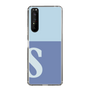 Slim Protection Case［ Original - initial two tone - S blue ］