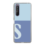 Slim Protection Case［ Original - initial two tone - S blue ］