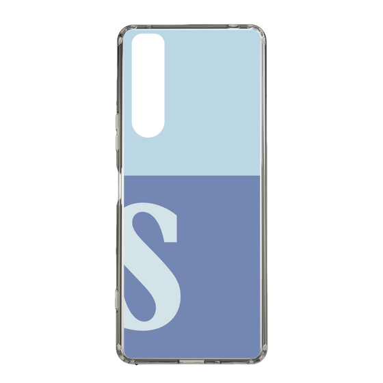 Slim Protection Case［ Original - initial two tone - S blue ］