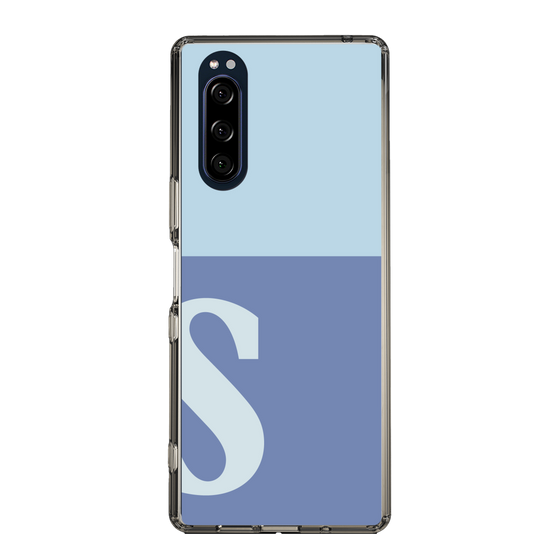 Slim Protection Case［ Original - initial two tone - S blue ］